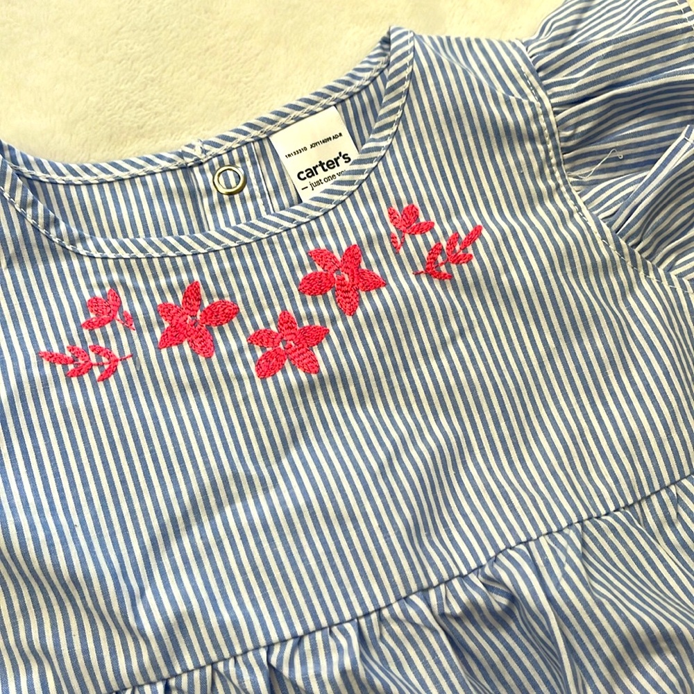 Embroidered Romper